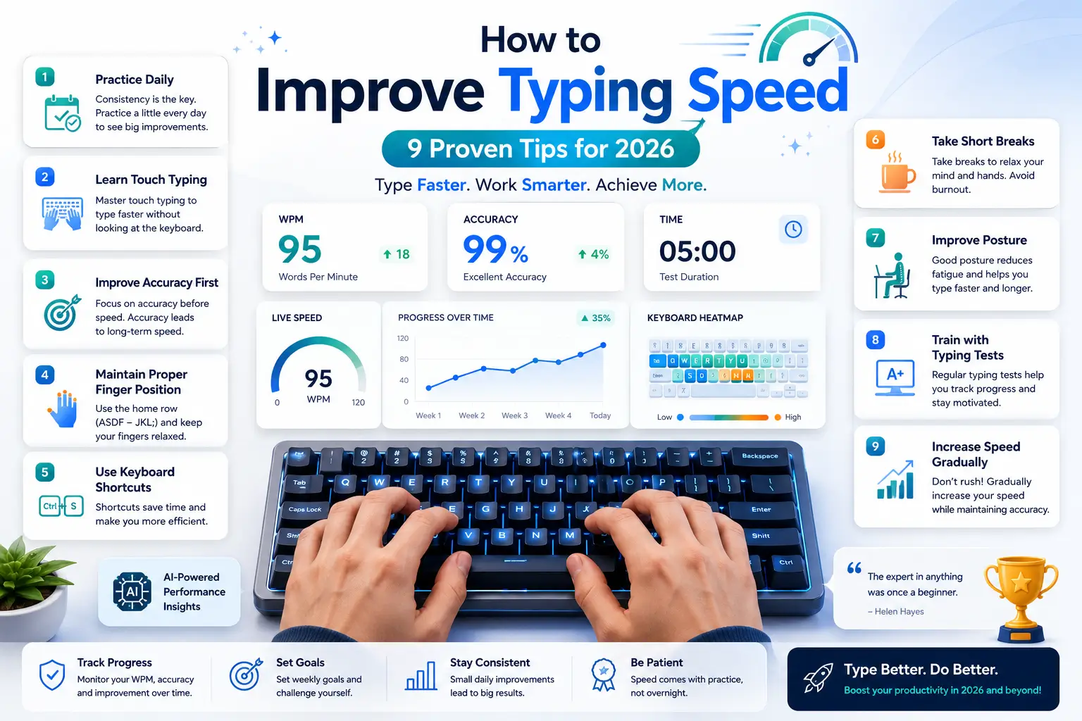 How to Improve Typing Speed: 9 Proven Tips for 2026